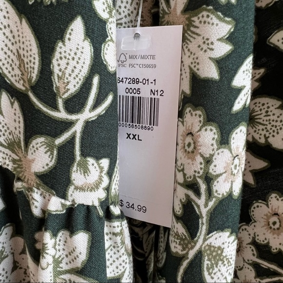Old Navy Floral Peasant Dress NWT - Picture 4 of 7
